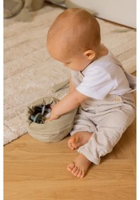 Cutii de depozitare pentru copii verde-deschis 2 buc. din material textil ø 30x20 cm Bambie Olive – Lorena Canals