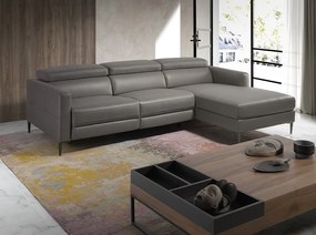 Coltar LUX design italian cu sezlong dreapta si functia relax Serena