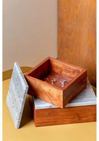 Cutie de depozitare maro din lemn decorativă Acacia – PT LIVING