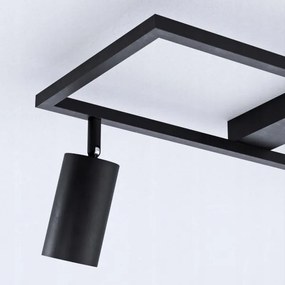 Plafonieră cu 3xGU10/30W/230V neagră