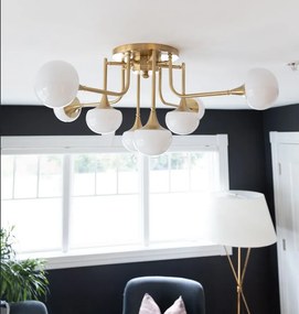 Plafoniera, lustra aplicata LUX, design modern FLEMING