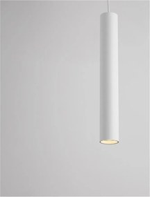 Pendul tubular design modern minimalist SEAWAVE, alb