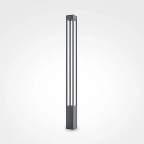 Stalp LED mediu pentru iluminat exterior IP65 Elbe grafit H-150cm