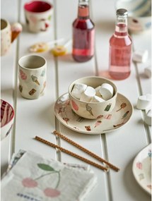 Set de veselă pentru copii 3 buc. din gresie Sweets – Bloomingville Mini
