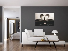 Tablou cu carte (90x60 cm)