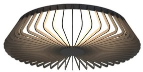 Plafoniera LED Smart dimabila cu telecomanda HIMALAYA 56W neagra