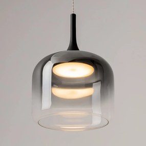 Lustra/Pendul LED design modern Spirito negru