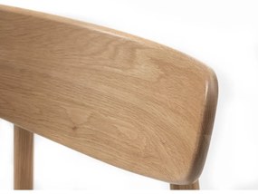 Scaun de dining crem/în culoare naturală Elim – Unique Furniture