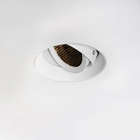Spot modern îngropat alb GU10 AR70 rotund fără rama - Oneon Honey