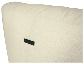 Fotoliu bean bag crem cu tapițerie din țesătură bouclé Sofa Tube – SLOWDOWN