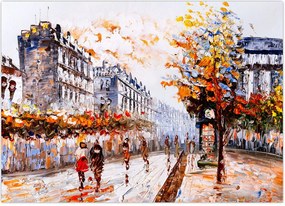 Tablou - Viața în oraș (70x50 cm)