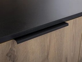 Comodă Pengasa 2D3S (Negru + Stejar viking) . 1103666