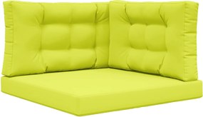 vidaXL Perna pentru canapea de exterior 3 pcs Verde Poliester