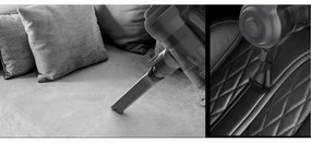 Aspirator fara fir AENO ASC0001, 120W, 15000 Pa, 500 ml, Iluminare LED, Autonomie 45 min, Negru