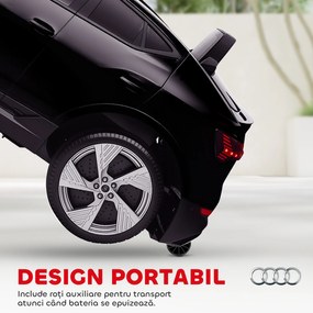 Masina sport electrica pentru copii , jucarie cu motor 12V alimentat cu doua baterii, Negru HOMCOM | Aosom Romania