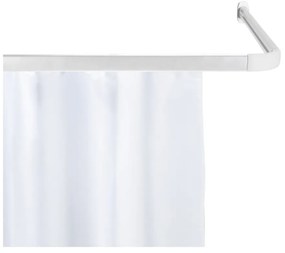 Bară pentru perdea de duș albă Era – Wenko