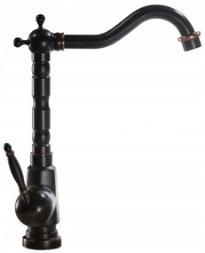 Baterie Bona negru mat înaltă - H 28,5 cm