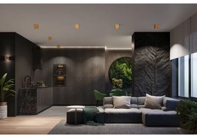 Spot de perete Sollux Sl.1183 QUAD 1xG9/8W/230V auriu