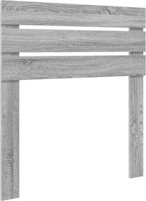 vidaXL Tăblie cap Gri Sonoma 80 cm Lemn compozit