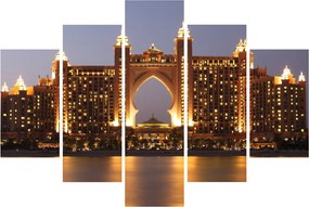 Tablou construcției în Dubai (150x105 cm)