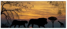 Tablou cu Safari (120x50 cm)