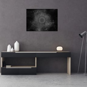 Tablou pe sticlă -Mandala mistică (70x50 cm)