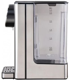 Dispenser apă caldă Klausberg KB 7880, 2600W, 2.7l, 40-100°C, 7 temperaturi, Afișaj LED tactil, Protecție copii, Setări de memorie, Inox/negru