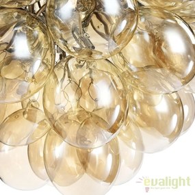 Lustra design deosebit diam. 60cm Balbo chihlimbar MYMOD112-08-G