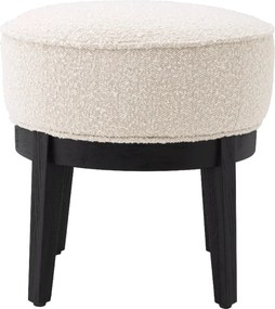 Taburete elegant design LUX Jarrett, Boucle crem