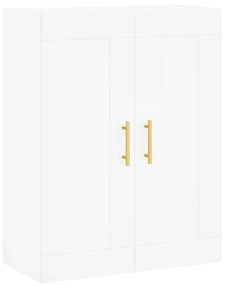 vidaXL Dulap montat pe perete, alb, 69,5x34x90 cm, lemn prelucrat