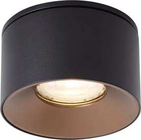 Spot încastrat modern negru GU10 50mm - Echo