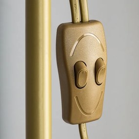 Brilagi - Lampadar ARIANA 1xE27/100W/230V + 1xE14/25W auriu