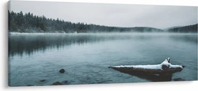 Tablou - lacul nordic înghețat (120x50 cm)