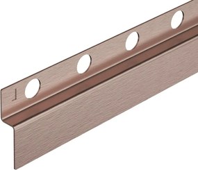 Profil inclinat stanga pentru perete Balneo Floor Strips 170 cm finisaj cupru periat