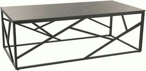 Masuta cafea ESCADA A III, gri/negru, ceramica/metal, 120x60x40 cm