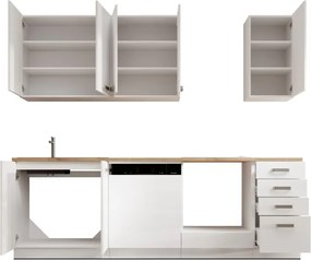 Mobilier de Bucătărie Bubble, ADRK Furniture (Lungime: 240 cm)