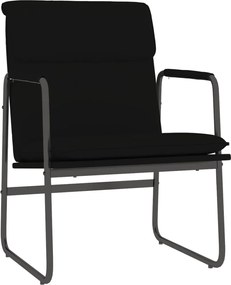 vidaXL Scaun de relaxare, negru, 55x64x80 cm, piele artificială