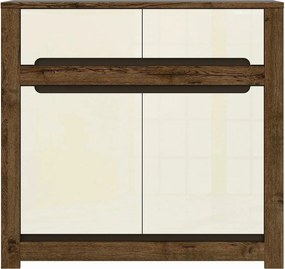 Comoda RUSO KOM2D2S, nuc/bej, PAL, 104x46x99 cm