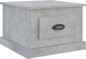 vidaXL Măsuță de cafea, gri beton, 50x50x35 cm, lemn prelucrat