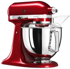 Resigilat: Mixer planetar Kitchenaid Artisan Elegance 5KSM175PSECA, 300 W, 4,8 l, Direct drive, 10 viteze, Candy Apple