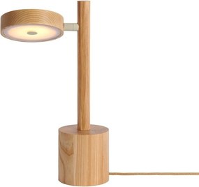 Lampa de masa LED din lemn de frasin natur Okinawa