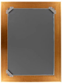 Oglinda dreptunghiulara cu rama din polistiren aurie Sirius, 78,7cm (L) x 58,7cm (W) x 3cm (H)