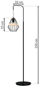 Lampadar CLIF 1xE27/60W/230V
