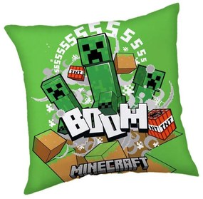 Minecraft Creeper Boom pernă decorativă 40*40 cm
