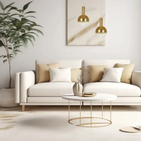 Lustră pe cablu TORONTO 1xGU10/8W/230V auriu