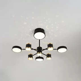 Lustra Led Cu Telecomanda, Elit's, Vidal M, 87 W intensitate reglabila