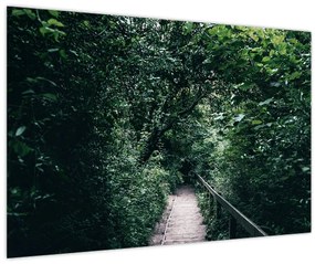 Tablou - Drumul prin pădure (90x60 cm)
