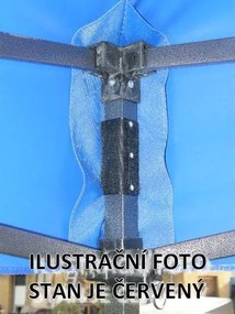 Cort de grădină foarfecă DELUXE, 3 x 3 m, roșu