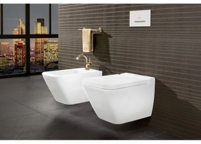 Vas WC rimless suspendat, Villeroy&amp;Boch Finion, DirectFlush, 37.5x56cm, Alb Alpin CeramicPlus, 4664R0R1