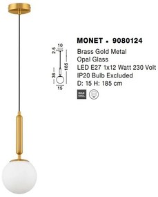 Lustra, Pendul design modern MONET